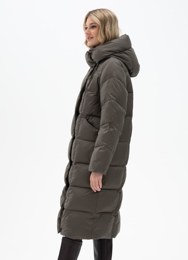 фото Женский пуховик с капюшоном модель № 31153