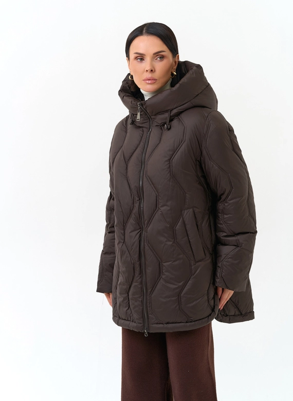 Женская куртка с капюшоном фото