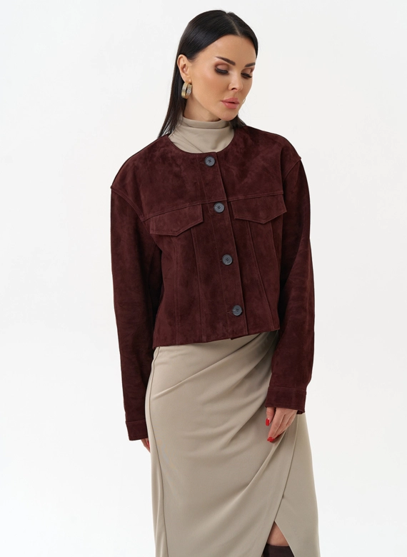 Куртка из натуральной замши 