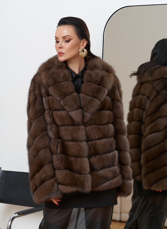 Шуба из баргузинского соболя