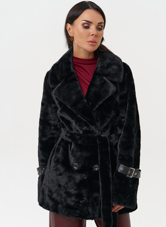 Классическая женская шуба из эко меха