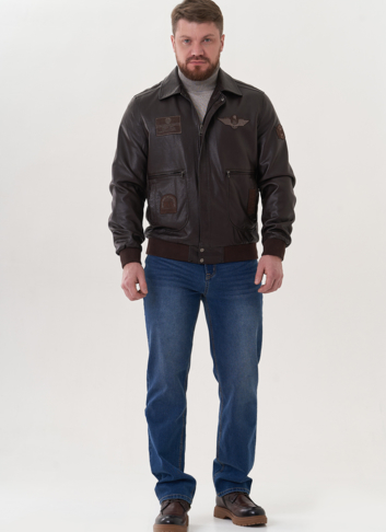 Мужская куртка из эко кожи